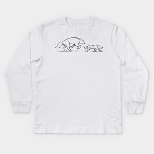 Life is Strange Wolves Choice Logo (Black) Kids Long Sleeve T-Shirt